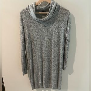 Gray Cowl Neck Gap Dress
